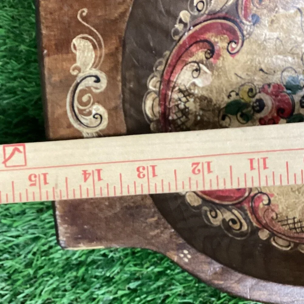 Vintage Mexican Bowl Serving Tray Book Hand Painted